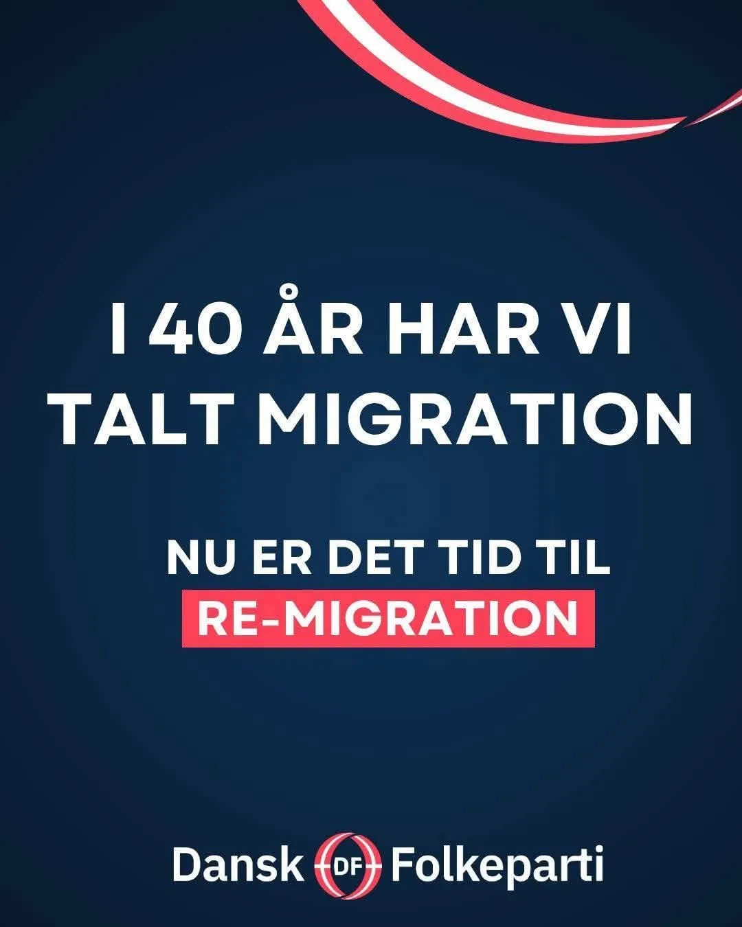 Grafik med budskab om migration og remigration
